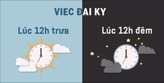 Infographic: Kiêng kỵ đáng sợ lúc 12h đêm và 12h trưa, ai cũng nên tránh